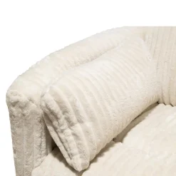MINHAS Swivel Corduroy Velvet Rocker Recliner -