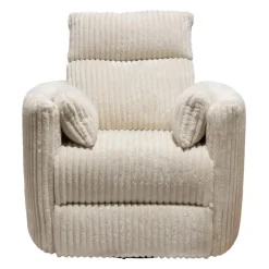 MINHAS Swivel Corduroy Velvet Rocker Recliner -