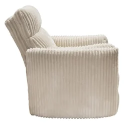MINHAS Swivel Corduroy Velvet Rocker Recliner -