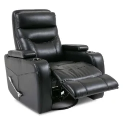 Swivel Rocker Recliner with Storage -
