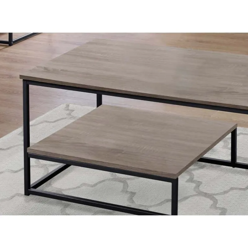 Monarch Table set - 3pcs set / / black metal -