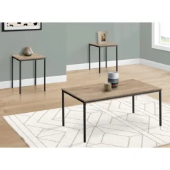 Monarch Table set - 3pcs set / / black metal -