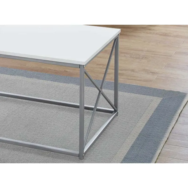 Monarch Table set - 3pcs set / / silver metal -