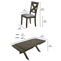 Table with 4 chairs