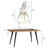 Table with 4 chairs