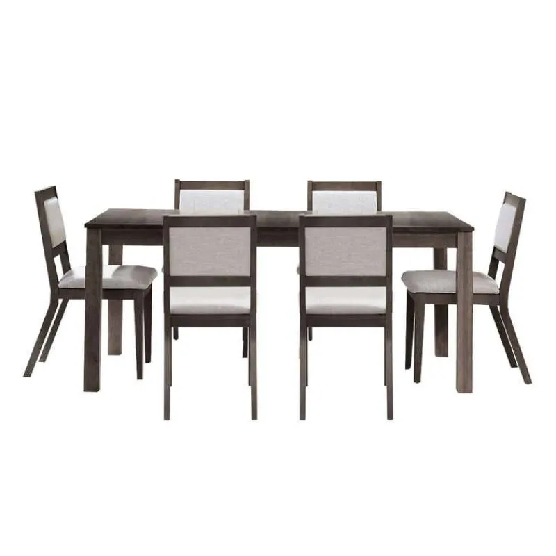 Arboit Poitras Table with Extension Leaf (54" to 70") and 6 Chairs -