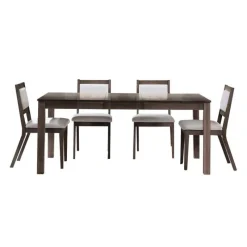 Arboit Poitras Table with Extension Leaf (54" to 70") and 4 Chairs -