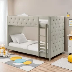 Tufted Bunk Bed - 39/39