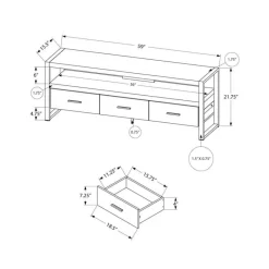 Monarch TV Stand 60" -