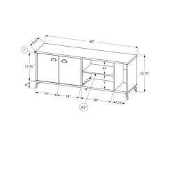 Monarch TV Stand 60" -