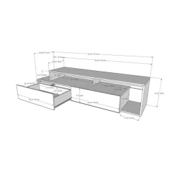 Nexera TV Stand 72