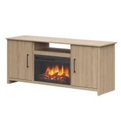 Meubles South Shore TV Stand with Electric Fireplace 60