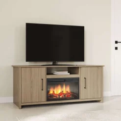 Meubles South Shore TV Stand with Electric Fireplace 60