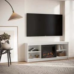 Meubles South Shore TV Stand with Electric Fireplace 60" - South Shore