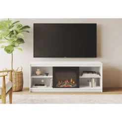 Meubles South Shore TV Stand with Electric Fireplace 60