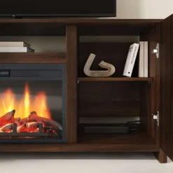 Meubles South Shore TV Stand with Electric Fireplace 60