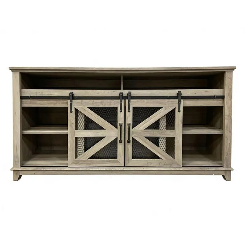 TV Stand with Electric Fireplace 66"