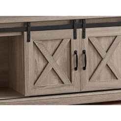 Monarch TV Stand with Sliding Doors 60