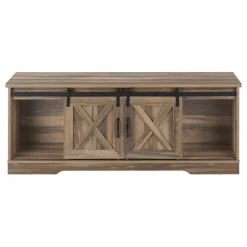 Monarch TV Stand with Sliding Doors 60