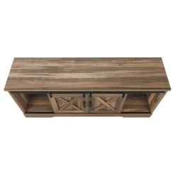 Monarch TV Stand with Sliding Doors 60