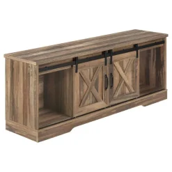 Monarch TV Stand with Sliding Doors 60