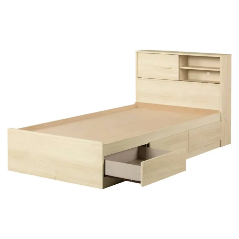 Meubles South Shore Twin Bed with 3-Drawer Storage and Headboard (39") - South Shore