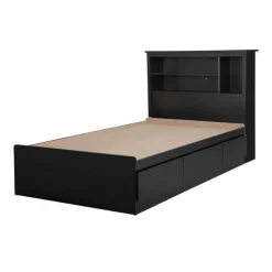 Meubles South Shore Twin Bed with 3-Drawer Storage and Headboard (39