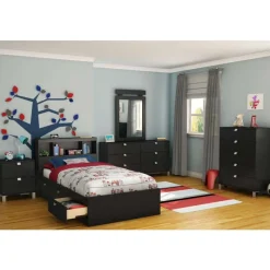 Meubles South Shore Twin Bed with 3-Drawer Storage (39'') - South Shore