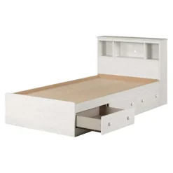 Meubles South Shore Twin Bed with 3-Drawer Storage and Headboard (39
