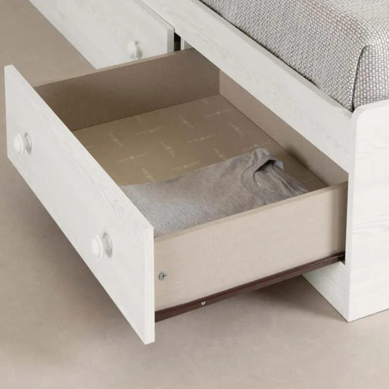 Meubles South Shore Twin Bed with 3-Drawer Storage and Headboard (39") - South Shore
