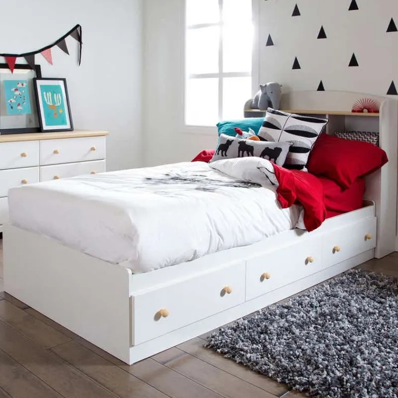 Meubles South Shore Twin Bed with 3-Drawer Storage (39'') - South Shore