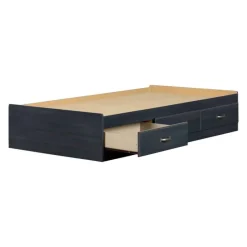 Meubles South Shore Twin Bed with 3-Drawer Storage (39