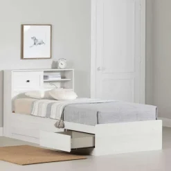 Meubles South Shore Twin Bed with 3-Drawer Storage and Headboard (39") - South Shore