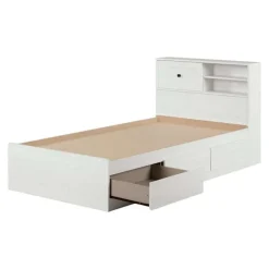 Meubles South Shore Twin Bed with 3-Drawer Storage and Headboard (39") - South Shore