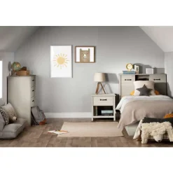 Meubles South Shore Twin Bed with 3-Drawer Storage (39