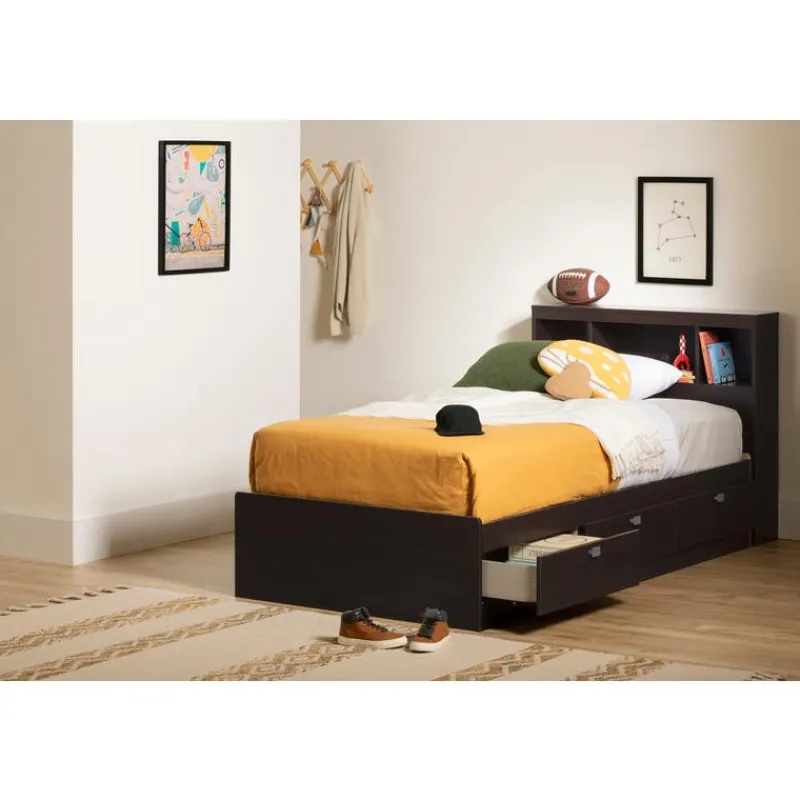 Meubles South Shore Twin Bed with 3-Drawer Storage (39'') - South Shore