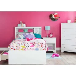 Meubles South Shore Twin Bed With 3-Drawer Storage (39