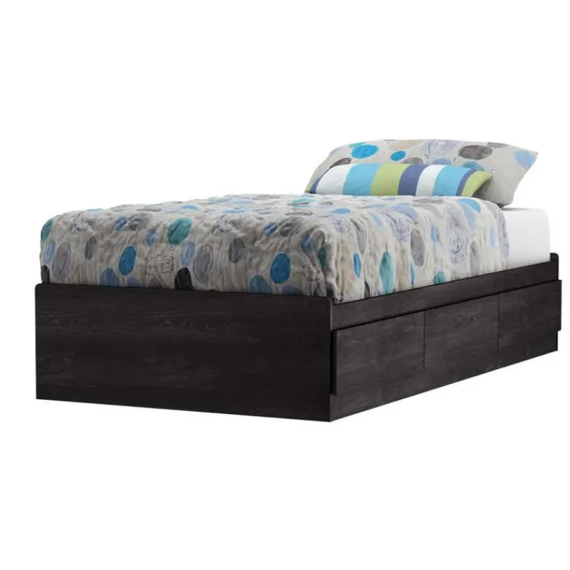 Meubles South Shore Twin Bed With 3-Drawer Storage (39") - South Shore