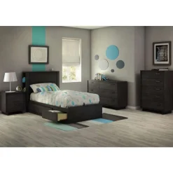Meubles South Shore Twin Bed With 3-Drawer Storage (39") - South Shore