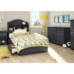 Meubles South Shore Twin Bed with 3-Drawer Storage (39'') - South Shore
