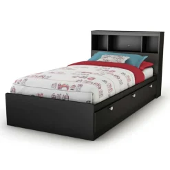 Meubles South Shore Twin Bed with 3-Drawer Storage and Headboard (39") - South Shore
