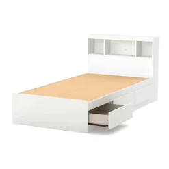 Meubles South Shore Twin Bed with 3-Drawer Storage and Headboard (39") - South Shore