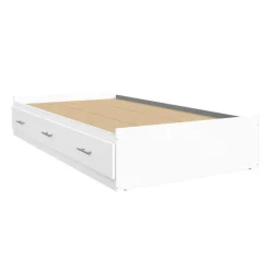 SUA-V Twin Bed with 3-Drawer Storage and Headboard (39