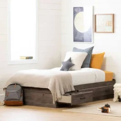 Meubles South Shore Twin Bed with 3-Drawer Storage (39") - South Shore