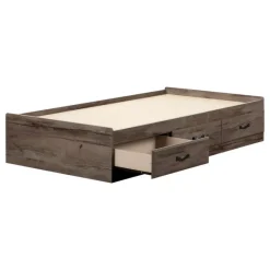 Meubles South Shore Twin Bed with 3-Drawer Storage (39