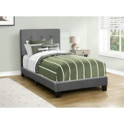 Monarch Twin Fabric Bed with Headboard (39