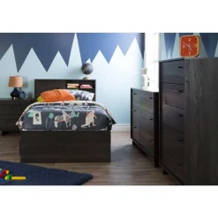 Meubles South Shore Twin Headboard With Storage - South Shore