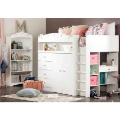 Meubles South Shore Twin Loft Bed With Desk 39'' - South Shore