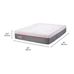 LOOP Twin Medium-Firm Hybrid Mattress-in-a-Box - 39"