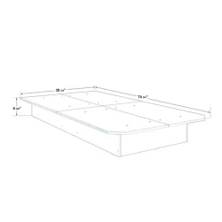 SUA-V Twin Platform Bed (39